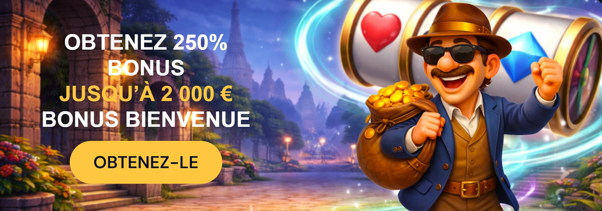 Bonus sur dépôt 500% jusqu'à 1000$ sur Europe777